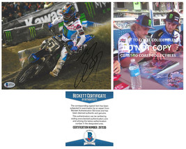 Justin Barcia motocross supercross signed 8x10 photo proof Beckett autographed/ - £85.61 GBP