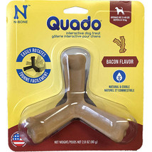 N-Bone Quado Bacon Flavored Dog Treat for Effective Chew and Dental Care - $8.86+