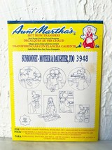 Aunt Martha&#39;s Hot Iron Transfers - Prairie Sunbonnet Mother &amp; Daughter T... - £2.65 GBP