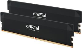 Crucial Pro DDR5 RAM 32GB Kit (2x16GB) 6000MHz CL36, Overclocking Desktop Gaming - $123.35+