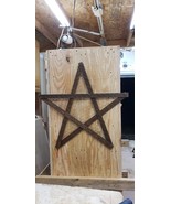 Handmade Stars with Chicken Wire, reclaimed vintage home wall slats - $43.91 CAD
