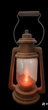 Vintage Railroad Barn Lantern Shop Wood Project Electric Dated Signed - £27.37 GBP