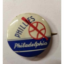 Philadelphia Phillies MLB Baseball Button Pin 1940&#39;s - £25.62 GBP