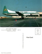 USA North Carolina Raleigh Durham Airport Kitty Hawk Air Cargo VTG Postcard - £7.37 GBP
