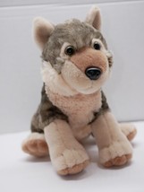 Wild Republic WOLF 12” Plush Gray Timber Sitting Stuffed Animal Plush - £10.40 GBP