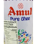 Natural Amul Pure Desi Ghee Clarify Cow&#39;s Milk Butter 1L - £15.77 GBP