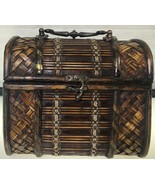 Wooden Hand Basket Hand made - $27.12 CAD