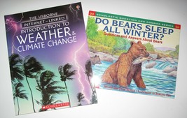 2 Children&#39;s Books: Intro to Weather &amp; Climate Change, Do Bears Sleep Al... - $8.21