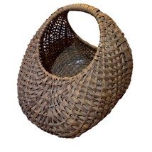 Large Brown Wicker Woven Fruit Books Decor Basket Approx. 12x12x12 &amp; 6” ... - £16.30 GBP