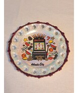 Decorative Plate Souvenir Atlantic City Iridescent Slot Machine Decor - $9.00