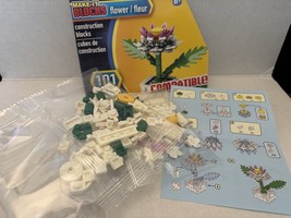 NEW Make It Blocks White &amp; Pink Flower Set - 101 pieces (out of box) - $181.35 MXN