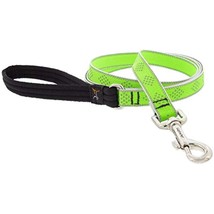 Lupine Reflective Dog Leash 6-Foot by 3/4&quot; Wide Green Diamond - £23.85 GBP