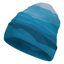 Mondxflaur Mountain Winter Beanie Hats Warm Men Women Knit Caps for Adults - $18.99