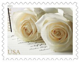 Wedding Rose One Pack Of Ten Genuine - Postage Stamps Scott 4520 - £25.10 GBP