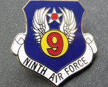 Ninth Air Force 9th USAF Hat Jacket Lapel Pin 1 inch US - $5.64