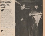 Duran Duran Simon Le Bon teen magazine pinup clipping marries Teen Beat ... - £2.00 GBP