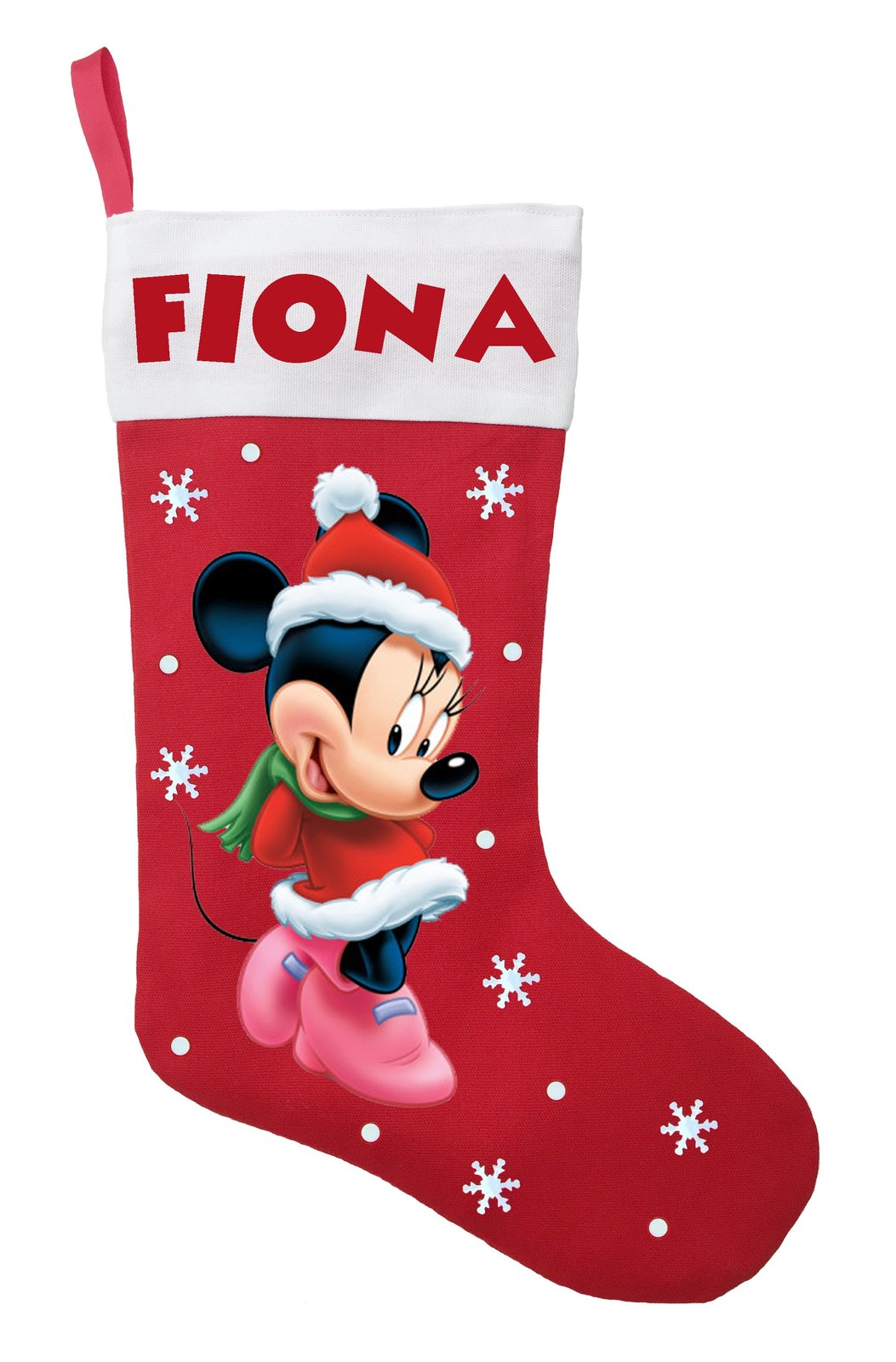 Minnie Mouse Christmas Stocking - Personalized Minnie Mouse Stocking