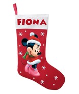 Minnie Mouse Christmas Stocking - Personalized Minnie Mouse Stocking - £25.89 GBP