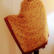Indian Traditional Shawl Scarf Dupatta New, never been used - $75.00