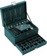Women&#39;S Zuzooq 3-Layer Velvet Jewelry Boxes Display Storage Case With, Z... - £31.43 GBP