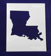 State of Louisiana Stencil 14 Mil 8&quot; X 10&quot; Painting /Crafts/ Templates - £12.15 GBP