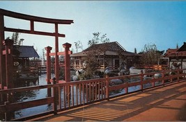 Japanese Village and Deer Park Torii Gate Vintage Postcard Buena Park,Ca... - £7.99 GBP