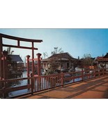 Japanese Village and Deer Park Torii Gate Vintage Postcard Buena Park,Ca... - £7.96 GBP