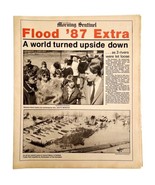 1987 Kennebec Flood Newspaper Morning Sentinel Maine 87 Extra April 3 DWHH7 - £31.44 GBP