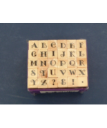 Mini studio G alphabet stamp set capital letters still in original packa... - $19.75