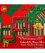 Christmas Digital Scrapbooking Kit 01 - $4.80 CAD