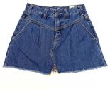 WE THE FREE Womens Size 24 Stretchy Frayed Hem Denim Skirt - $18.90