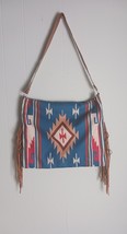 AZTEC DESIGN FRINGE BAG CROSSOVER PURSE WOMEN&#39;S - $555.76 MXN