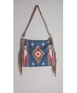 AZTEC DESIGN FRINGE BAG CROSSOVER PURSE WOMEN&#39;S - $555.76 MXN