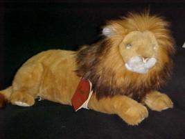 19&quot; Avanti African LION Plush Toy With Tags Jockline Italy Limited Editi... - £79.32 GBP