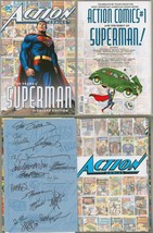 SIGNED x15! Superman Action 80 Years Deluxe George Perez John Byrne Sienkiewicz - $296.99