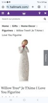 Willow Tree I Love You Je t&#39;aime Figurine 2009 Susan Lordi By Demdaco  - £23.87 GBP