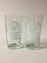 Ballast Point Brewing &amp; Spirits 16oz Pint Glass - White Logo - 2 Pk - $21.73