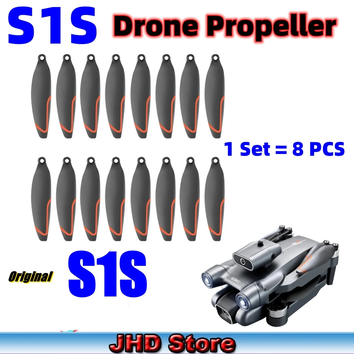 S1S Drone Propeller Prop Maple Leaf S1S Mini Drone Quadcopter LSRC S1S RC Plane - £10.72 GBP+