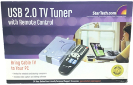 Startech USB 2.0 TV Tuner - Bring Cable T.V to PC Computer Laptop with Remote - £39.42 GBP