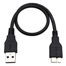 30CM Usb 3.0 Cable Cord For For Seagate Backup Plus 500GB Hard Drive STCD500102 - £14.96 GBP