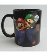 NEW Nintendo Super Mario Bros. Video Game Mario &amp; Luigi Ceramic Black Co... - £23.51 GBP