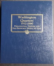 Whitman Washington Quarter 1932-1990 P,D and San Fran Coin Album Book #9122 - $36.95