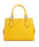 New Michael Kors Women&#39;s Marilyn Medium Leather Satchel Bag Bright Dande... - $460.35 CAD