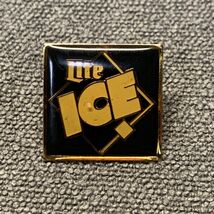 Vintage Miller Lite Ice Genuine Draft Beer Lapel Pin KG JD Brewery Adver... - $7.91