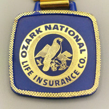 Ozark National Life Insurance Company Keychain Vintage Key Ring Fob - £11.81 GBP