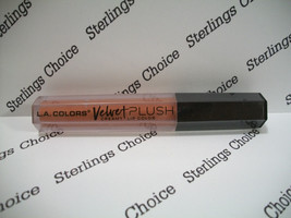 LA Colors Velvet Plush Creamy Lip Color #663 Twist - £8.13 GBP