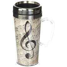 Spoontiques - Insulated Travel Mug - Music Coffee Cup - Coffee Lovers Gi... - £18.84 GBP