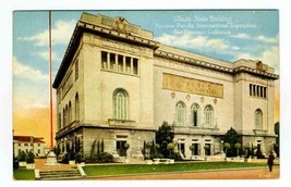 Illinois State Building Postcard Panama Pacific Exposition San Francisco 1915 - £14.11 GBP