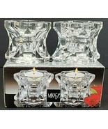 Mikasa Star Votive Candle Holders Set Of 2 Sparkling Star Votives NIB - €11,62 EUR