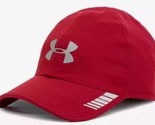 NEW Under Armour Men&#39;s Launch ArmourVent Hat/Cap-Red/Silver 1305003-601 - $29.91